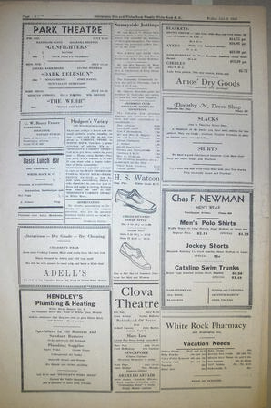 The Semiahmoo Sun and White Rock Weekly, July 09, 1948 (Page 8)