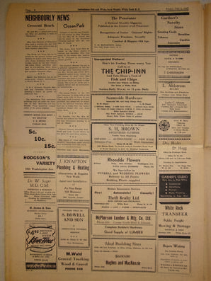 The Semiahmoo Sun and White Rock Weekly, July 02, 1948 (Page 8)