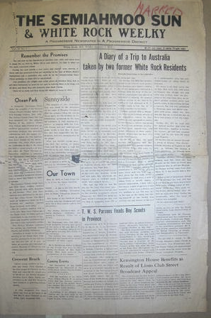 The Semiahmoo Sun and White Rock Weekly, January 02, 1948 (Page 1)