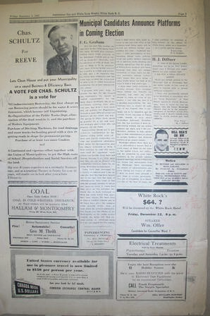 The Semiahmoo Sun and White Rock Weekly, December 05, 1947 (Page 1)