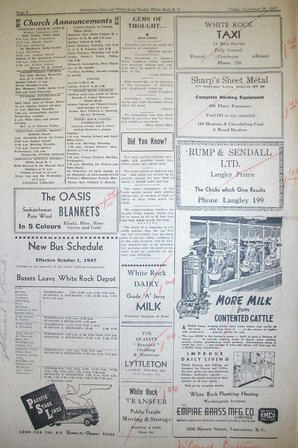The Semiahmoo Sun and White Rock Weekly, September 26, 1947 (Page 8)
