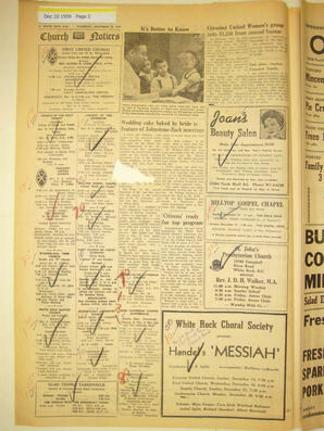 The White Rock Sun, December 10, 1959 (Page 2)