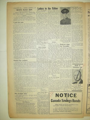 The White Rock Sun, November 05, 1959 (Page 6)