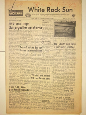 The White Rock Sun, October 22, 1959 (Page 1)