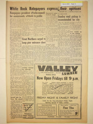 The White Rock Sun, October 08, 1959 (Page 11)