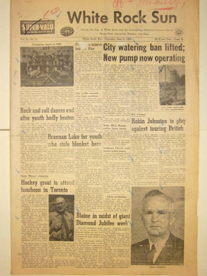 The White Rock Sun, August 06, 1959 (Page 1)