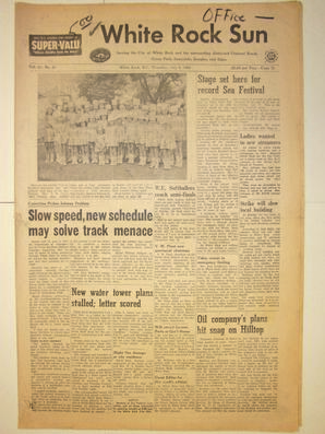 The White Rock Sun, July 09, 1959 (Page 1)