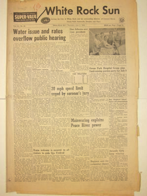 The White Rock Sun, July 02, 1959 (Page 1)