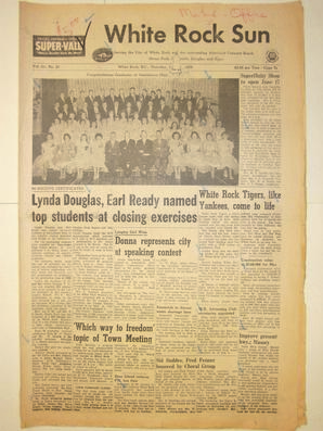 The White Rock Sun, June 11, 1959 (Page 1)
