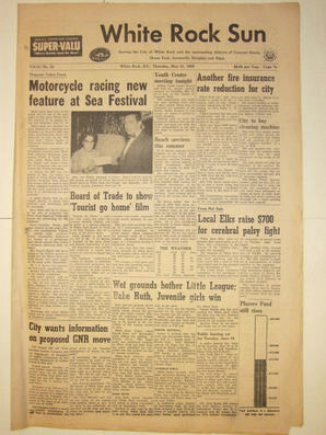 The White Rock Sun, May 21, 1959 (Page 1)