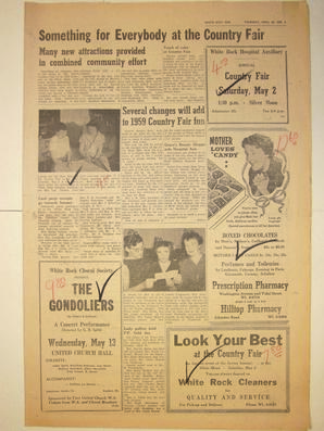 The White Rock Sun, April 30, 1959 (Page 1)