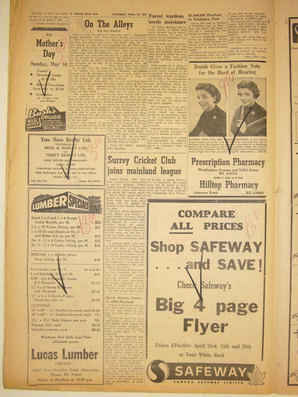 The White Rock Sun, April 23, 1959 (Page 16)