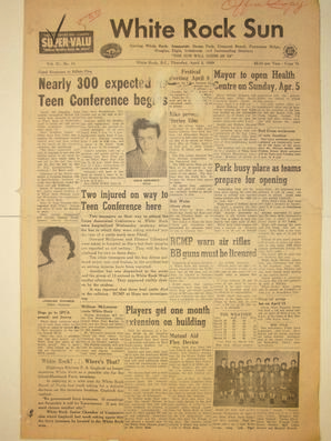 The White Rock Sun, April 02, 1959 (Page 1)
