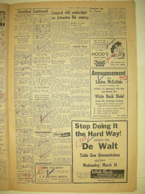 The White Rock Sun, March 12, 1959 (Page 5)