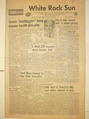 The White Rock Sun, February 19, 1959 (Page 1)