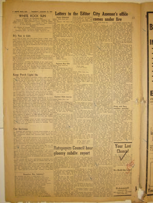 The White Rock Sun, January 22, 1959 (Page 6)