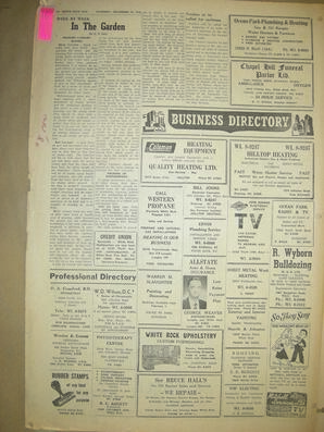 The White Rock Sun, December 18, 1958 (Page 16)