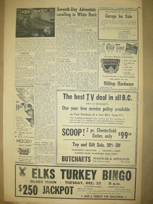 The White Rock Sun, December 18, 1958 (Page 10)