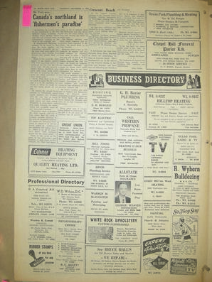 The White Rock Sun, December 11, 1958 (Page 16)
