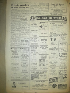 The White Rock Sun, November 27, 1958 (Page 6)