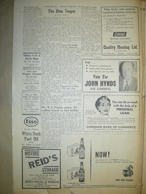 The White Rock Sun, November 27, 1958 (Page 2)