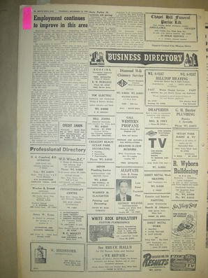 The White Rock Sun, November 13, 1958 (Page 14)