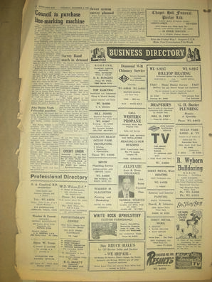 The White Rock Sun, November 06, 1958 (Page 14)