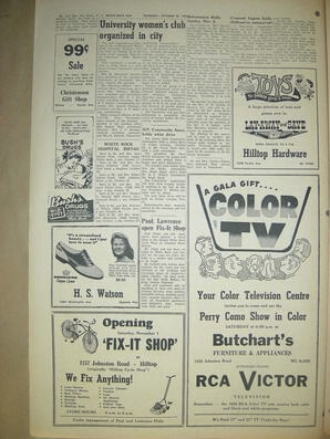The White Rock Sun, October 30, 1958 (Page 2)