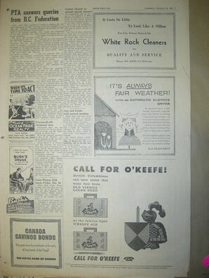 The White Rock Sun, October 23, 1958 (Page 9)