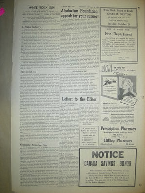 The White Rock Sun, October 23, 1958 (Page 6)