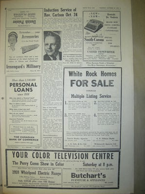 The White Rock Sun, October 23, 1958 (Page 3)