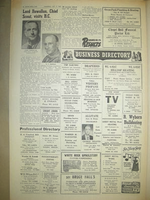 The White Rock Sun, October 09, 1958 (Page 18)