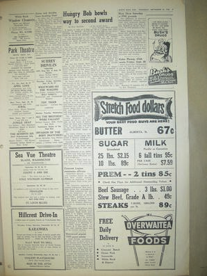 The White Rock Sun, September 25, 1958 (Page 3)