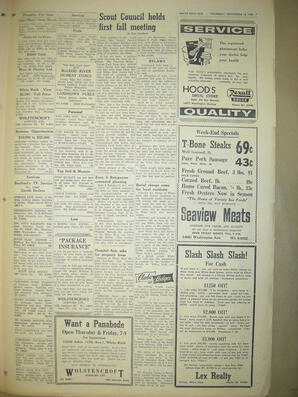 The White Rock Sun, September 18, 1958 (Page 7)