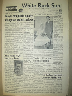 The White Rock Sun, September 18, 1958 (Page 1)