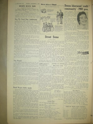 The White Rock Sun, September 11, 1958 (Page 6)