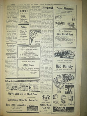 The White Rock Sun, September 04, 1958 (Page 7)