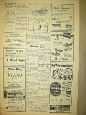 The White Rock Sun, August 21, 1958 (Page 5)