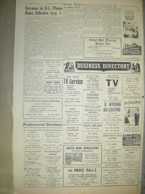 The White Rock Sun, July 24, 1958 (Page 14)