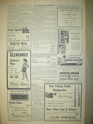 The White Rock Sun, July 10, 1958 (Page 12)