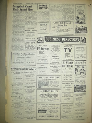 The White Rock Sun, June 26, 1958 (Page 14)