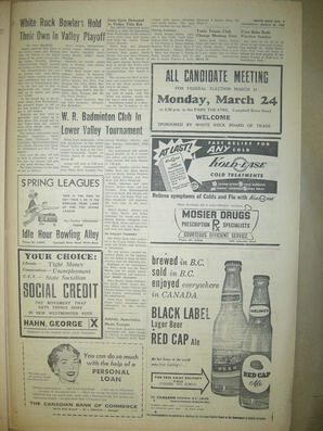 The White Rock Sun, March 20, 1958 (Page 9)