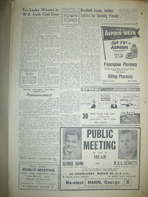 The White Rock Sun, March 20, 1958 (Page 8)
