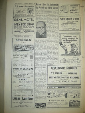 The White Rock Sun, March 13, 1958 (Page 6)