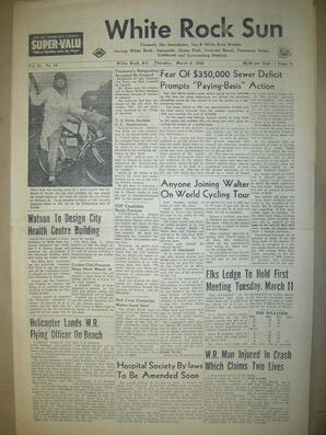 The White Rock Sun, March 06, 1958 (Page 1)