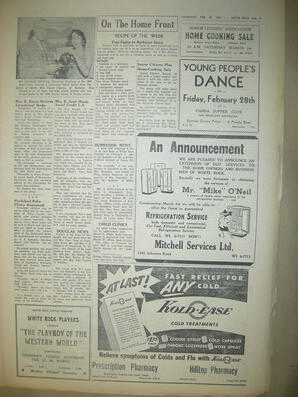 The White Rock Sun, February 27, 1958 (Page 3)