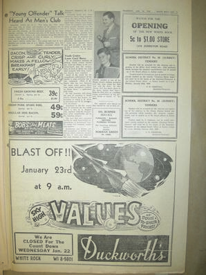 The White Rock Sun, January 16, 1958 (Page 11)
