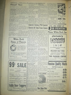 The White Rock Sun, January 16, 1958 (Page 6)