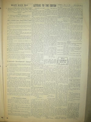 The White Rock Sun, January 16, 1958 (Page 3)