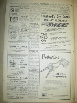The White Rock Sun, January 16, 1958 (Page 2)